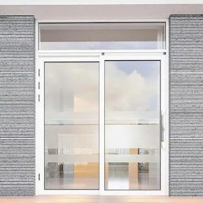Cửa 2 cánh màu trắng