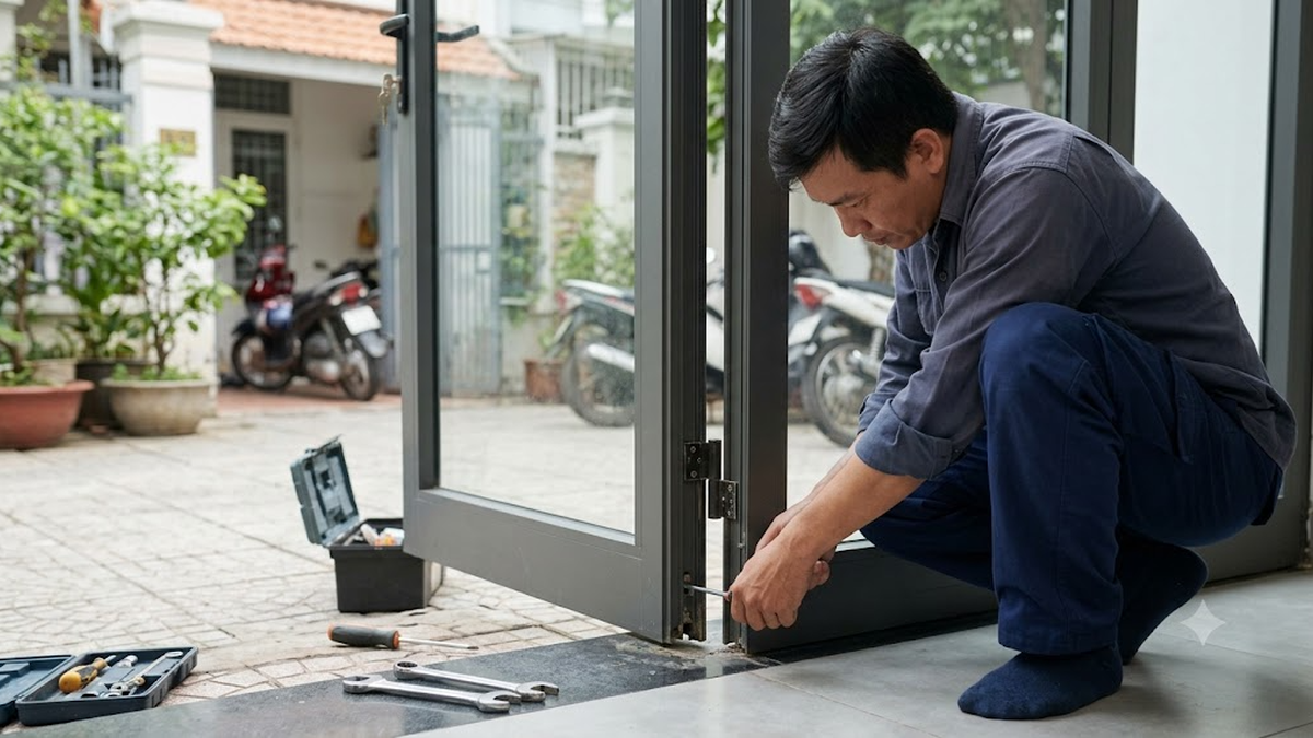 Lưu ý để hạn chế tình trạng cửa xệ cánh