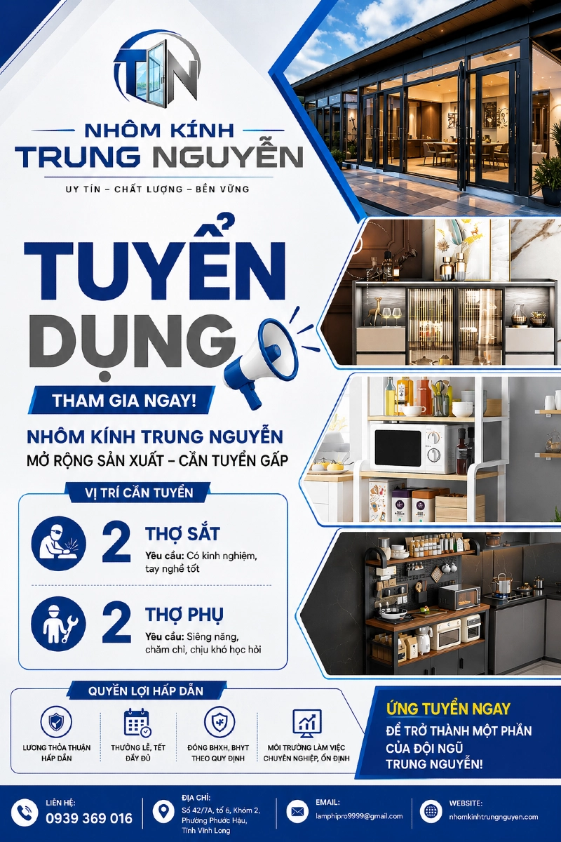 NHÔM KÍNH TRUNG NGUYỄN TÌM ĐỒNG ĐỘI